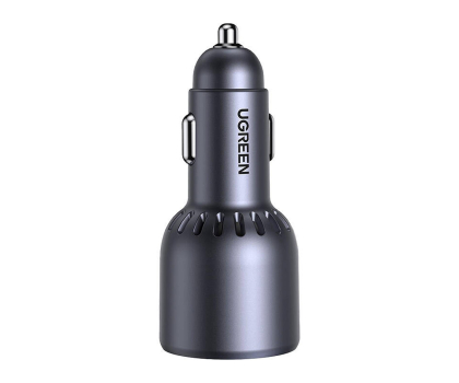 Ładowarka i akumulator UGREEN Ładowarka samochodowa EC703 USB + 2x USB-C 75W czarna